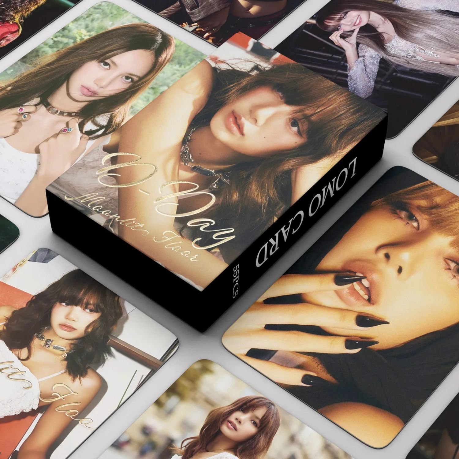 BLACKPINK Lisa '' D-Day '' Çift Yön Baskılı Lomo Card Seti