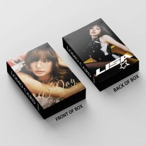 BLACKPINK Lisa '' D-Day '' Çift Yön Baskılı Lomo Card Seti