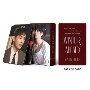 BTS V '' Winter Ahead '' Çift Yön Baskılı Lomo Card Seti