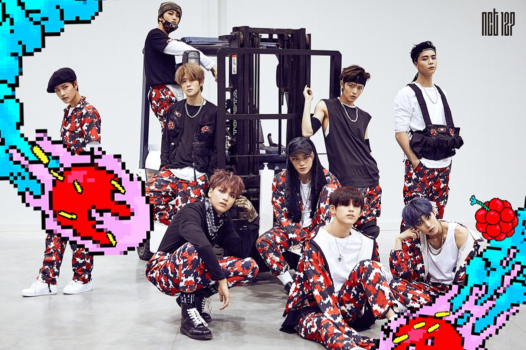 NCT 127 ''CHERRY BOMB'' GRUP VE ÜYE KARTPOSTALLARI