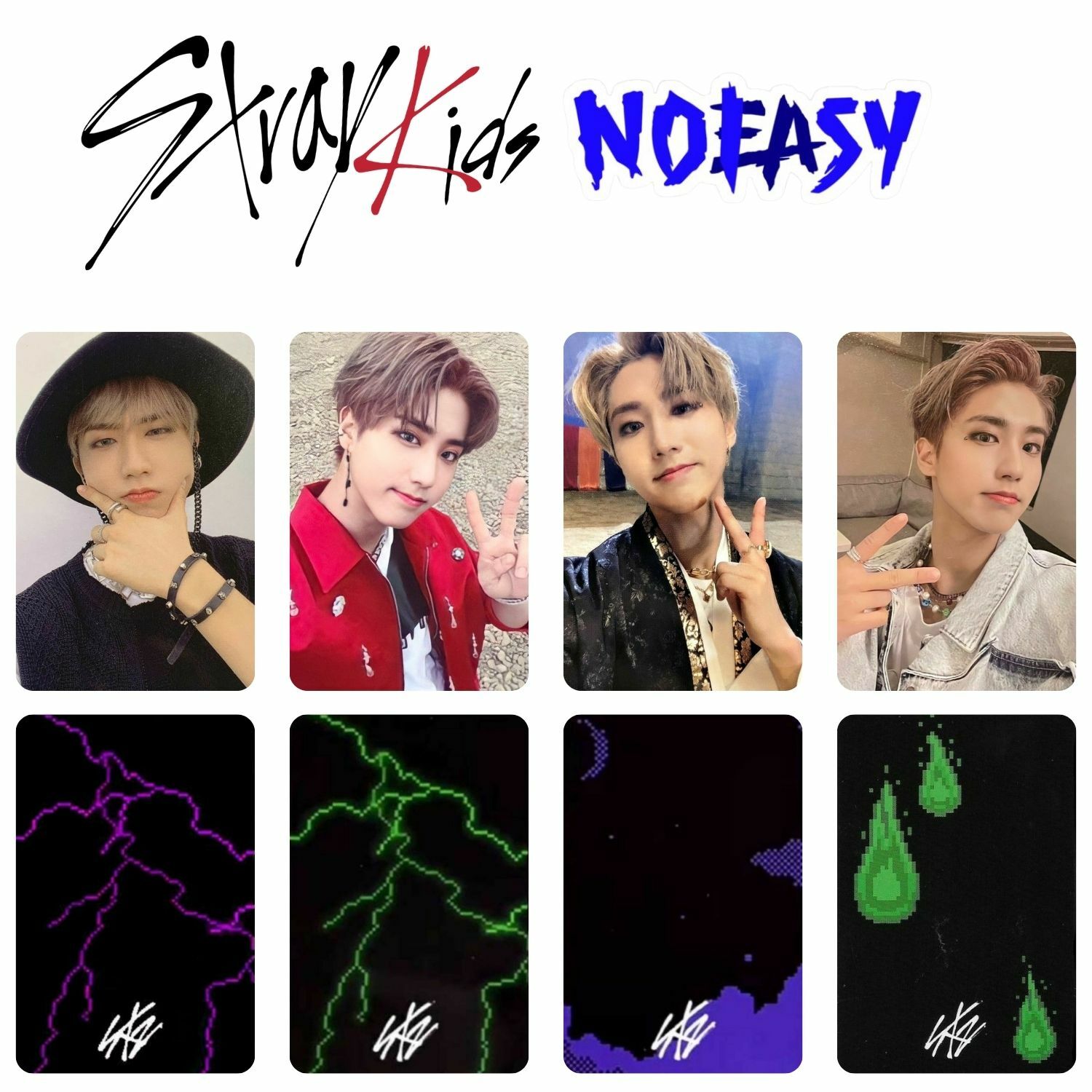 STRAY KIDS Han '' NoEasy '' Albüm Kart Seti