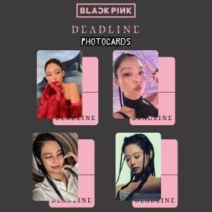 BLACKPINK Jennie  '' Deadline '' Photocards Set