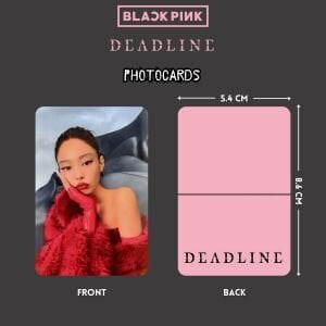 BLACKPINK Jennie  '' Deadline '' Photocards Set