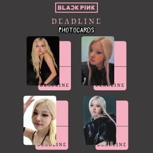 BLACKPINK Rose  '' Deadline '' Photocards Set