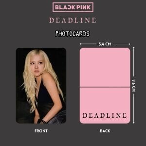 BLACKPINK Rose '' Deadline '' Photocards Set