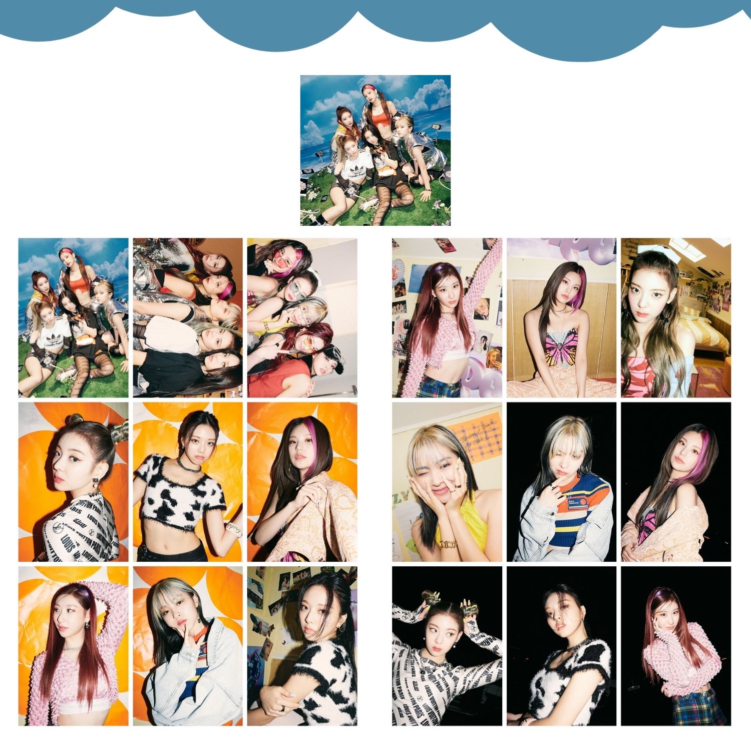 ITZY '' Swipe ''  Fotokart Seti