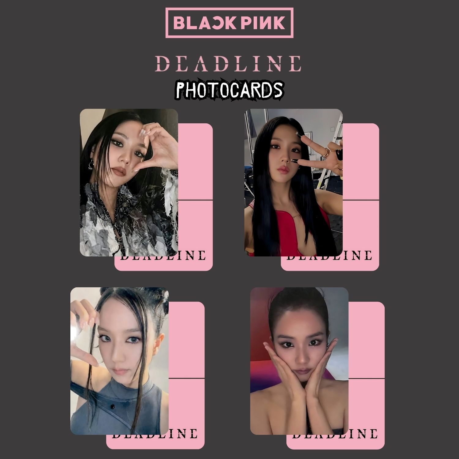BLACKPINK Jisoo '' Deadline '' Photocards Set