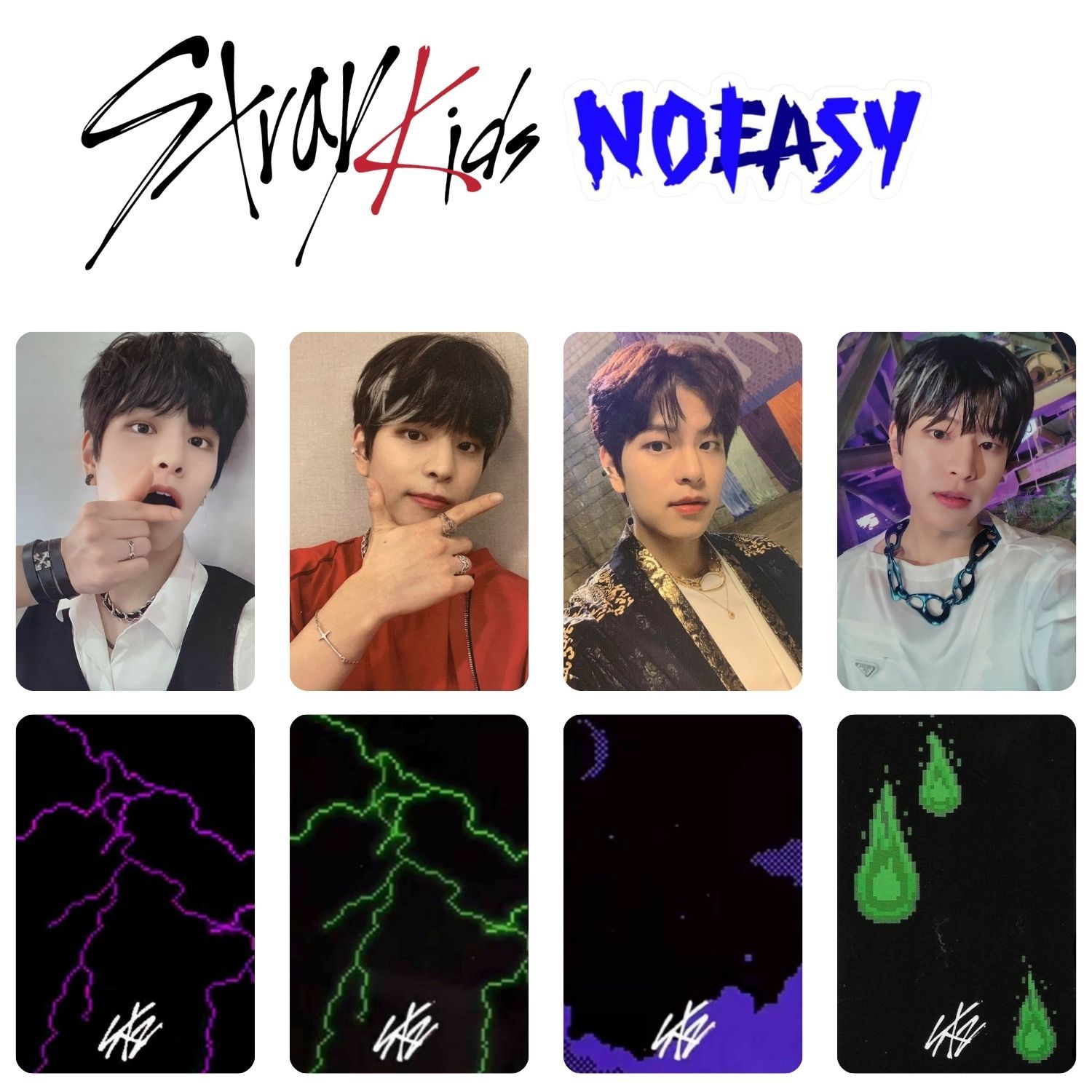 STRAY KIDS Seungmin '' NoEasy '' Albüm Kart Seti