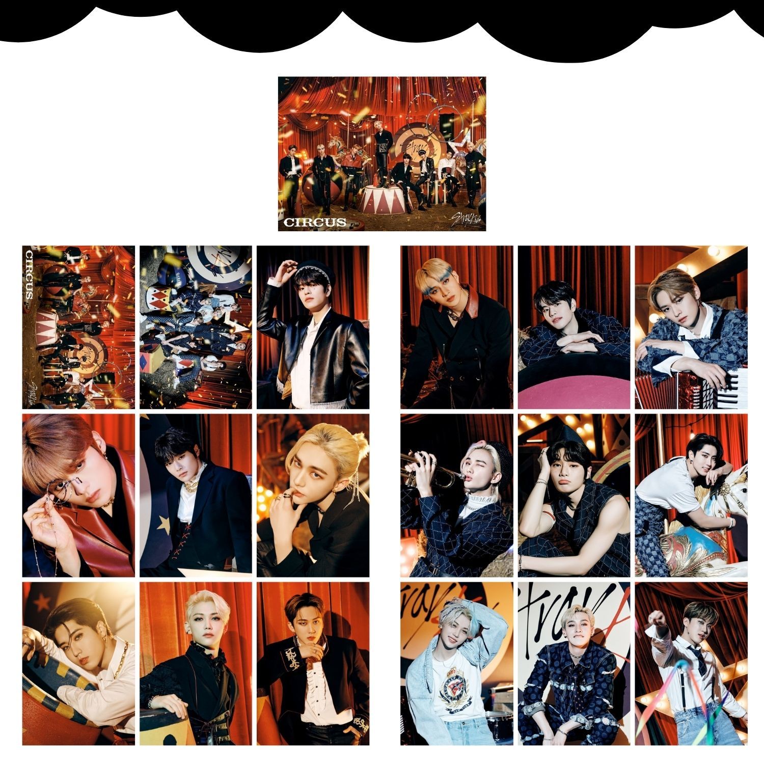STRAY KIDS '' Circus ''  Fotokart Seti