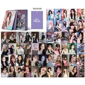 IVE '' Be Alright '' Çift Yön Baskılı Hologramlı Lomo Card Seti (55 Pcs)