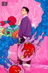 NCT 127 ''CHERRY BOMB'' GRUP VE ÜYE KARTPOSTALLARI JOHNNY