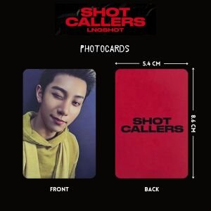 LNGSHOT '' Shot Callers '' Photocards Set 1