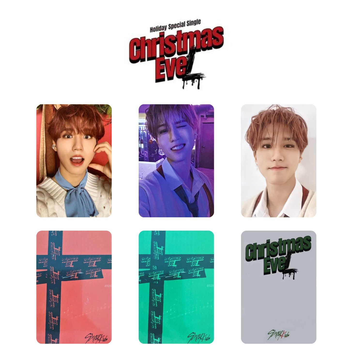 STRAY KIDS Han '' Christmas Evel '' Albüm Kart Seti