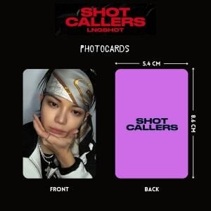 LNGSHOT '' Shot Callers '' Photocards Set 2