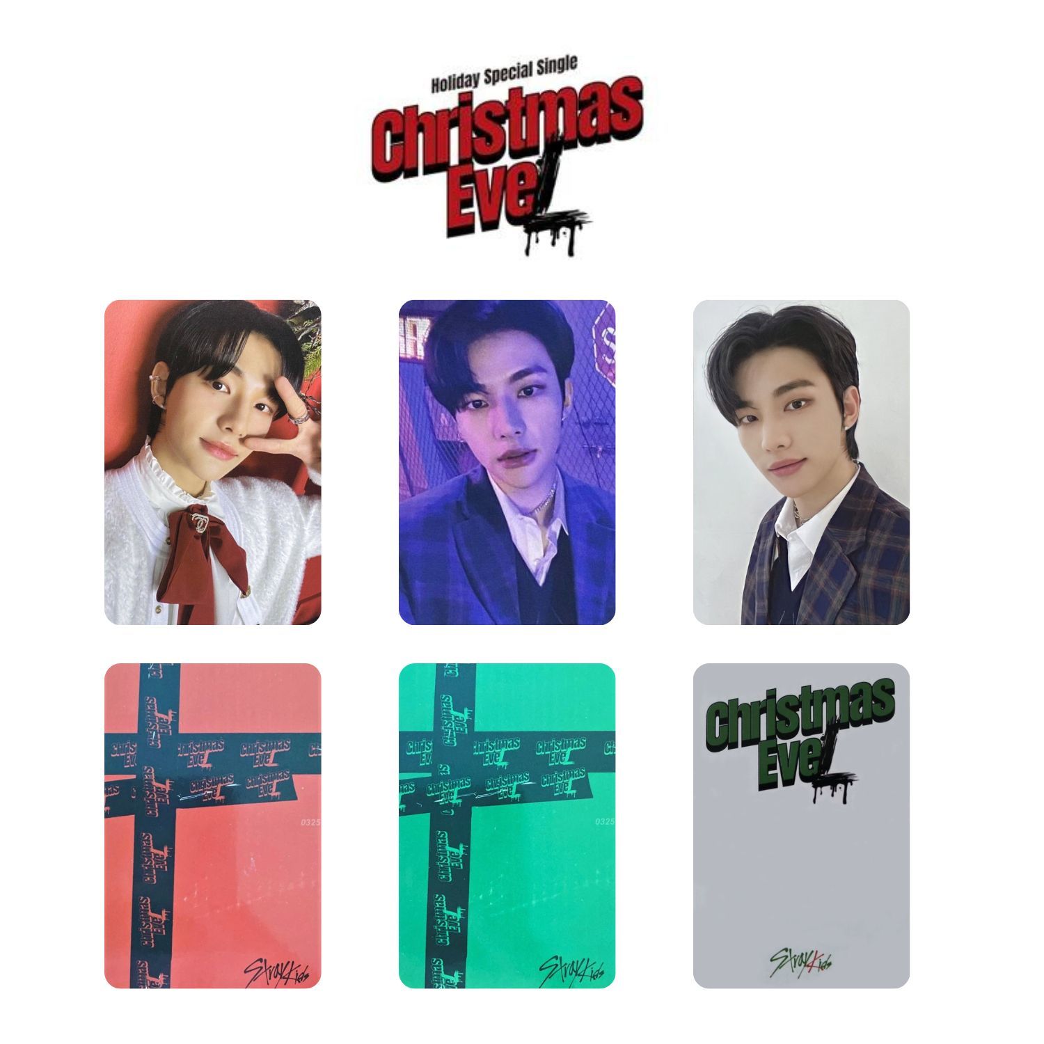 STRAY KIDS Hyunjin '' Christmas Evel '' Albüm Kart Seti
