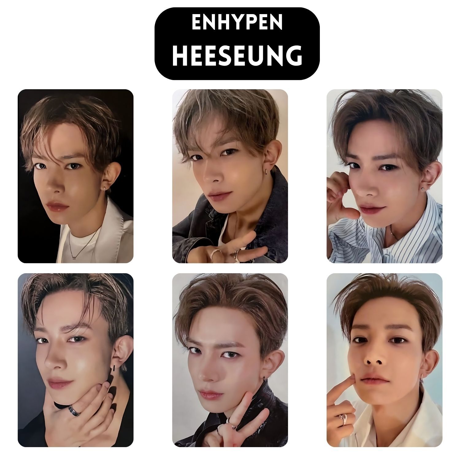 ENHYPEN HEESEUNG トレカ 6枚セット ENHYPEN '' Heeseung '' Photocards Set
