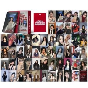 BABYMONSTER '' Hello Monsters ''  Çift Yön Baskılı Hologramlı Laser/Lomo Card Seti