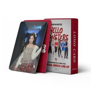 BABYMONSTER '' Hello Monsters ''  Çift Yön Baskılı Hologramlı Laser/Lomo Card Seti