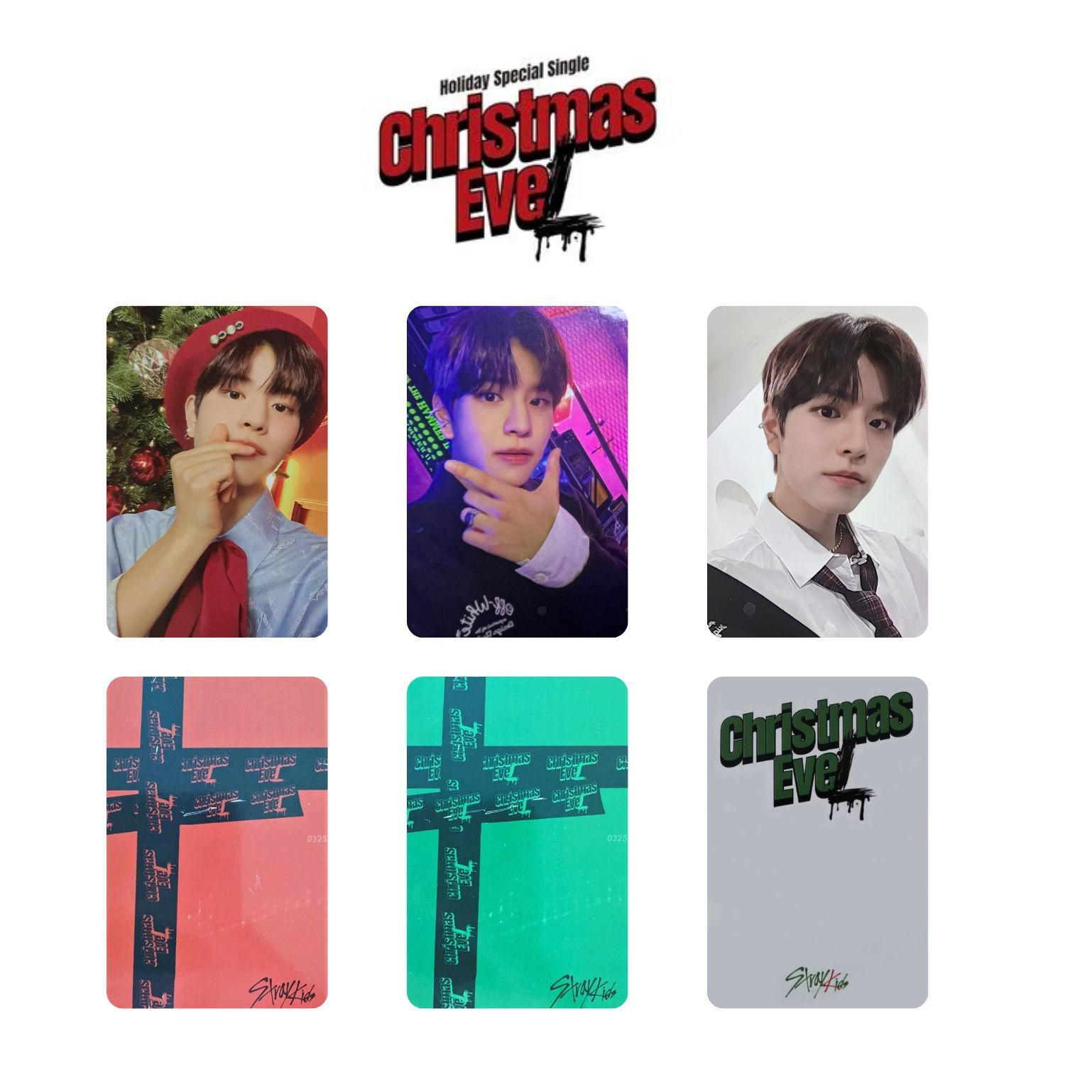 STRAY KIDS Seungmin '' Christmas Evel '' Albüm Kart Seti