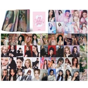 ILLIT '' I'LL LIKE YOU ''  Çift Yön Baskılı Hologramlı Laser/Lomo Card Seti