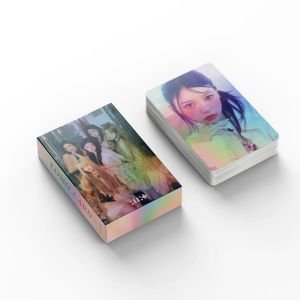 ILLIT '' I'LL LIKE YOU ''  Çift Yön Baskılı Hologramlı Laser/Lomo Card Seti