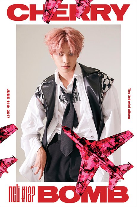 NCT 127 ''CHERRY BOMB'' GRUP VE ÜYE KARTPOSTALLARI TAEYONG 2