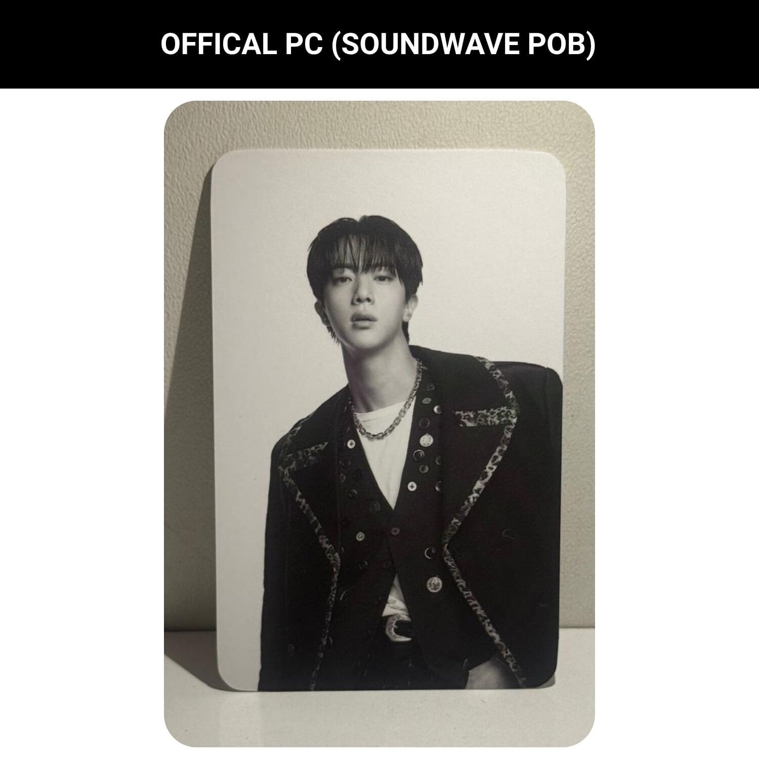 BTS Jin '' Arirang '' Sound Wave POB Photocard