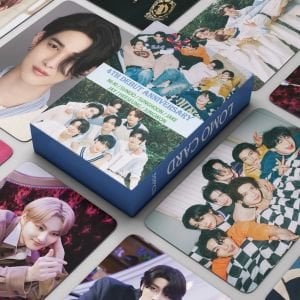 ENHYPEN '' 4TH Debut Anniversary '' Çift Yön Baskılı Lomo Card Seti