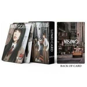 TWICE MISAMO '' Haute Couture '' Çift Yön Baskılı Lomo Card Seti