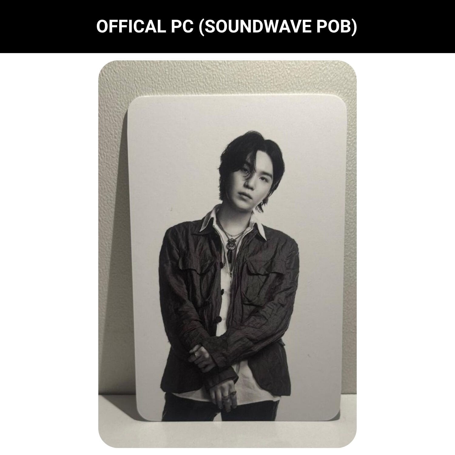 BTS Suga '' Arirang '' Sound Wave POB Photocard
