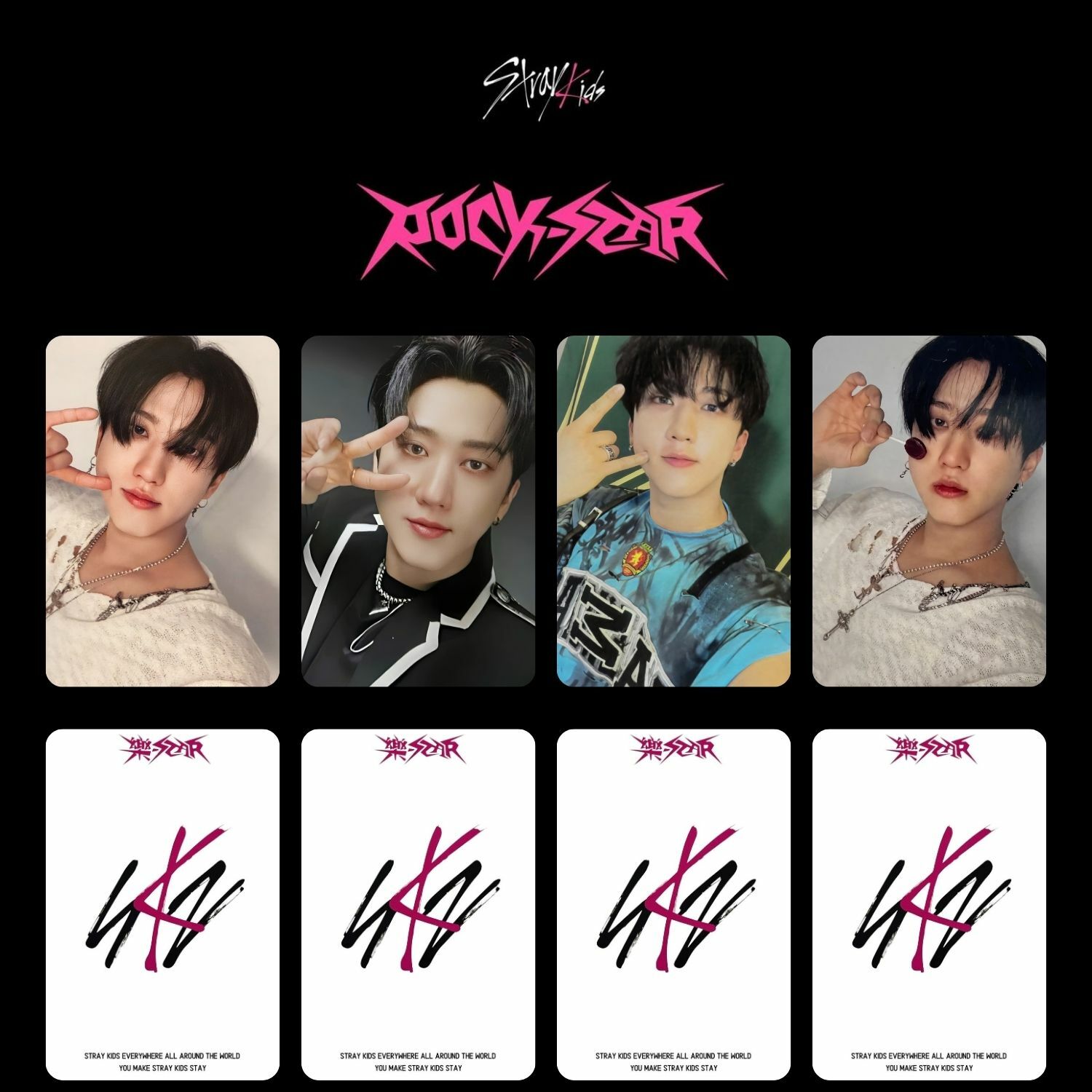 STRAY KIDS Changbin '' Rock Star '' Albüm PC Set