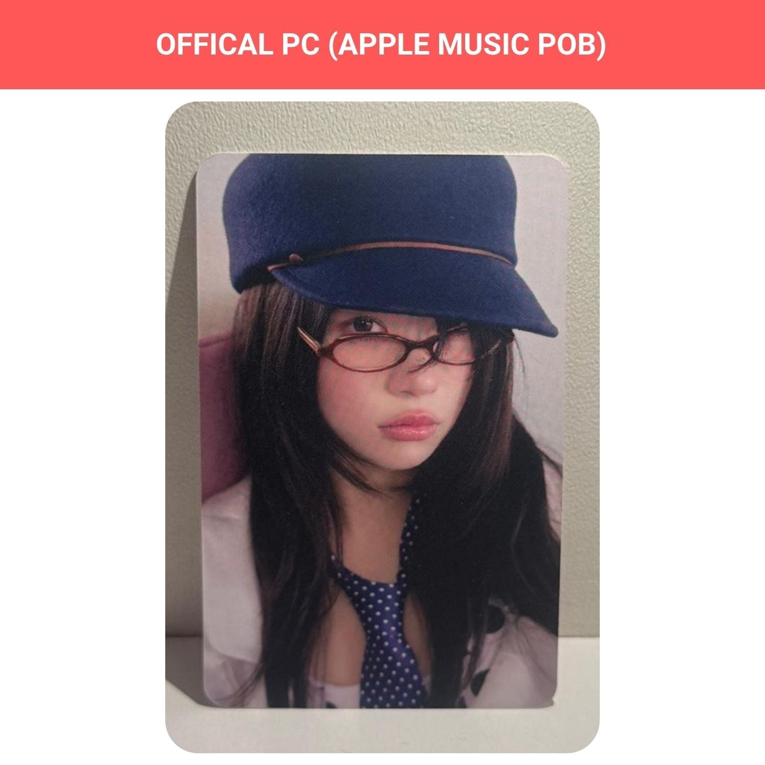 ILLIT Moka '' Bomb '' Apple Music POB Photocard