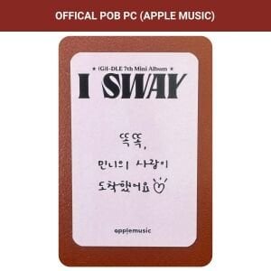 (G)I-DLE Minnie '' I SWAY '' Apple Music POB PC