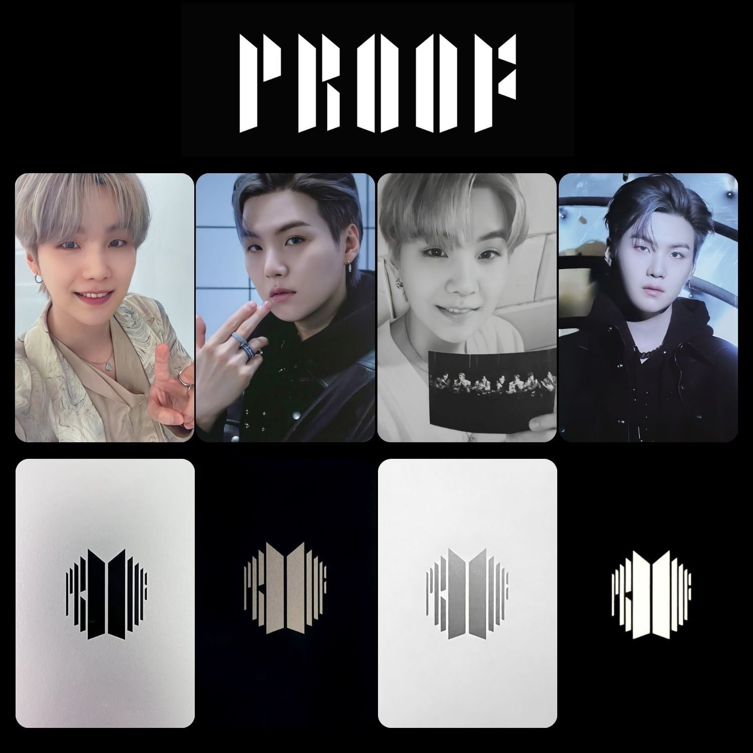 BTS Suga '' Proof '' Albüm Kart Seti