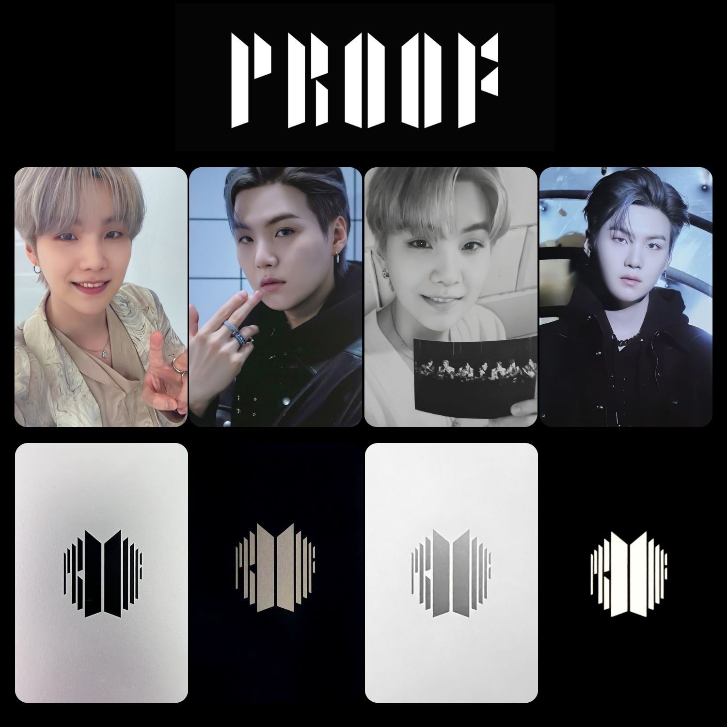BTS Suga '' Proof '' Albüm Kart Seti