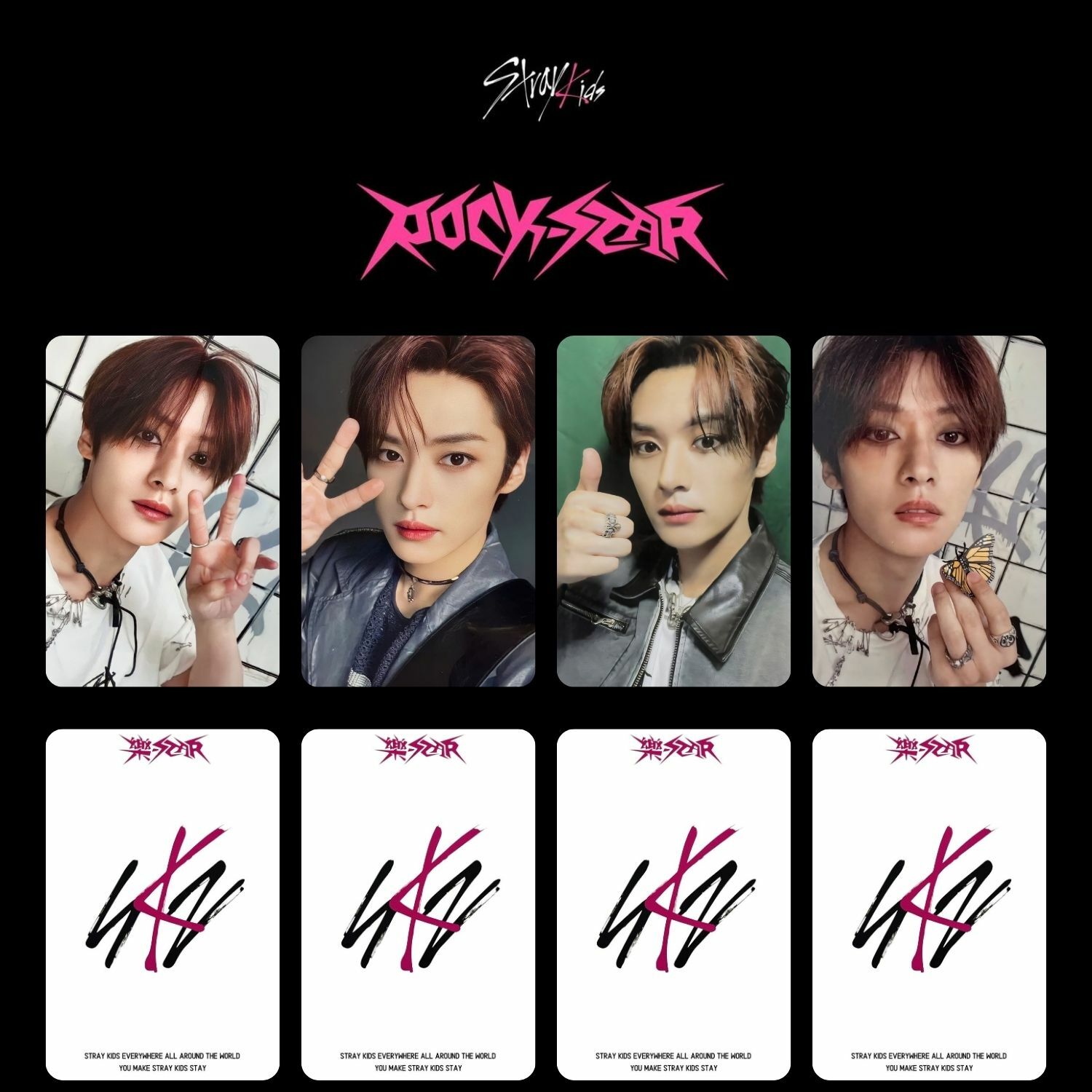 STRAY KIDS Lee Know '' Rock Star '' Albüm PC Set