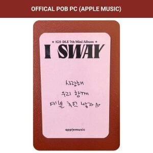 (G)I-DLE Soyeon '' I SWAY '' Apple Music POB PC