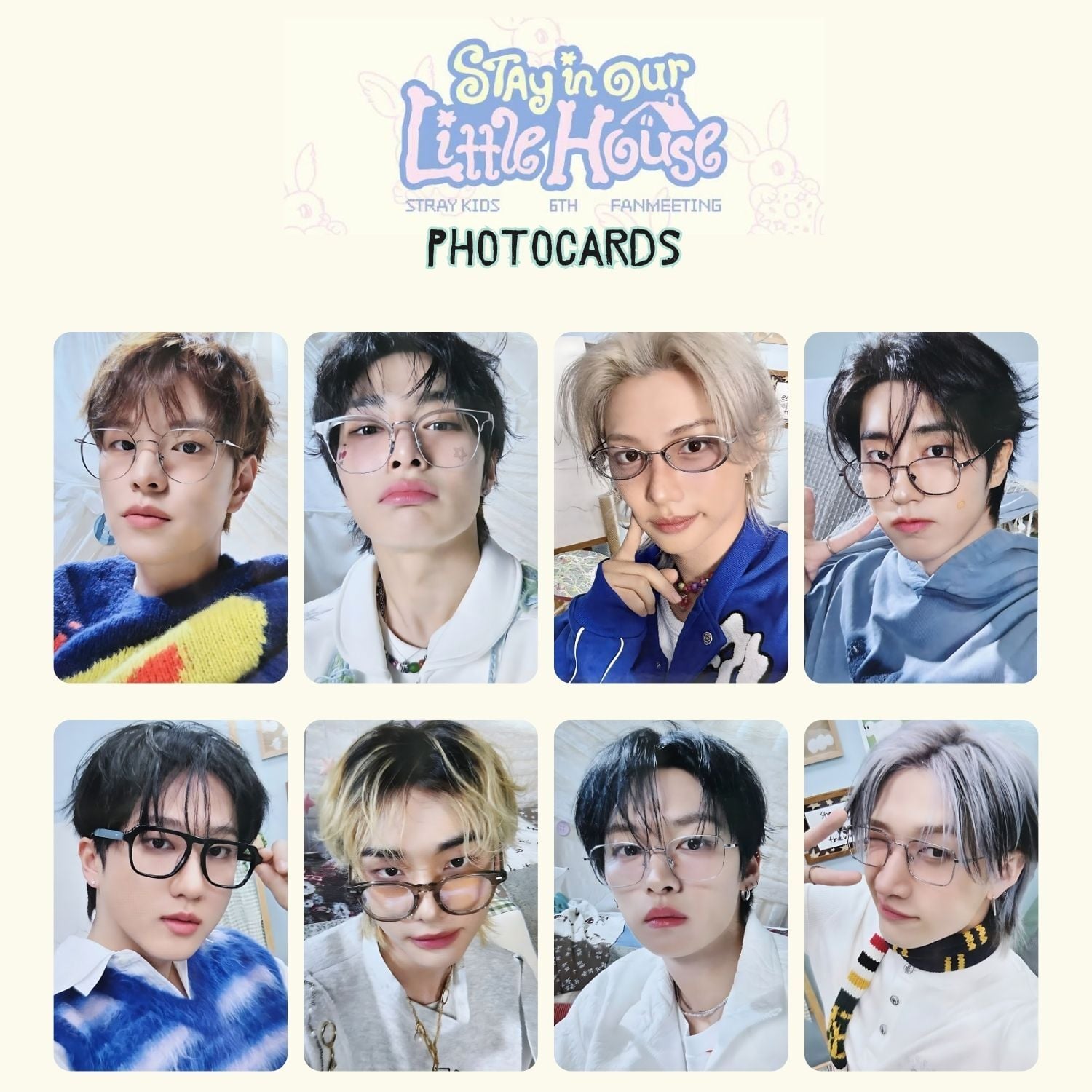 STRAY KIDS '' 6th Fanmeeting '' Photocards Set 1