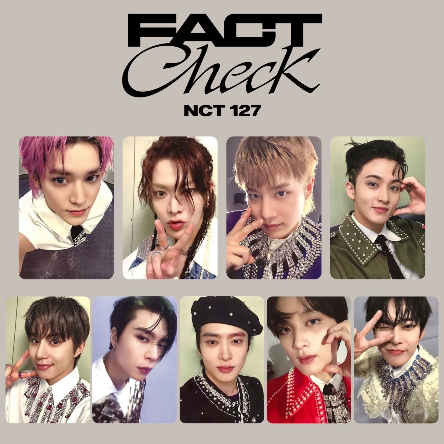 NCT 127 '' Fact Check '' Albüm PC Set 1