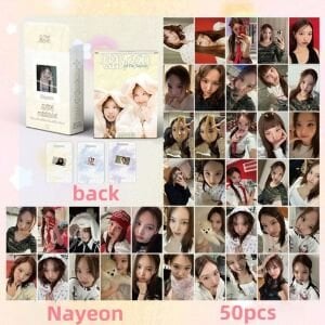 TWICE NAYEON '' All for Nayeon '' Çift Yön Baskılı Lomo Card Seti (50 Pcs)
