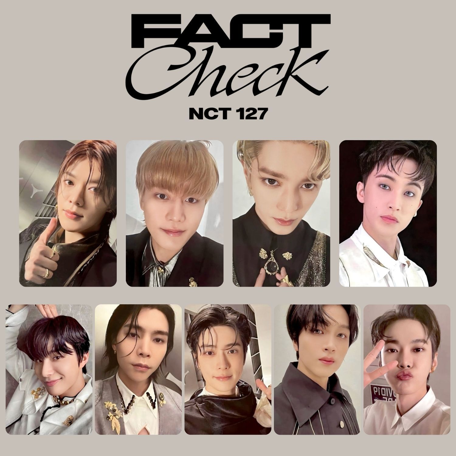 NCT 127 '' Fact Check '' Albüm PC Set 3