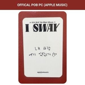 (G)I-DLE Soyeon '' I SWAY '' Apple Music POB PC 2