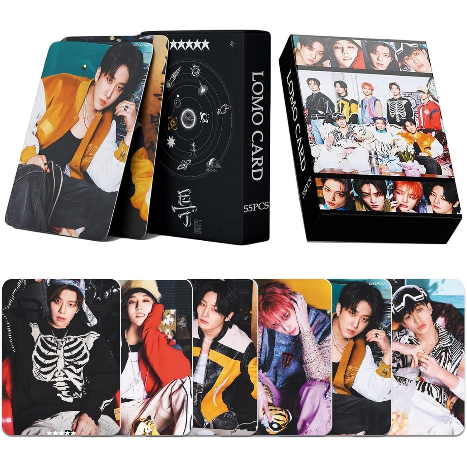 STRAY KIDS '' 5 Star '' Çift Yön Baskılı Lomo Card Seti