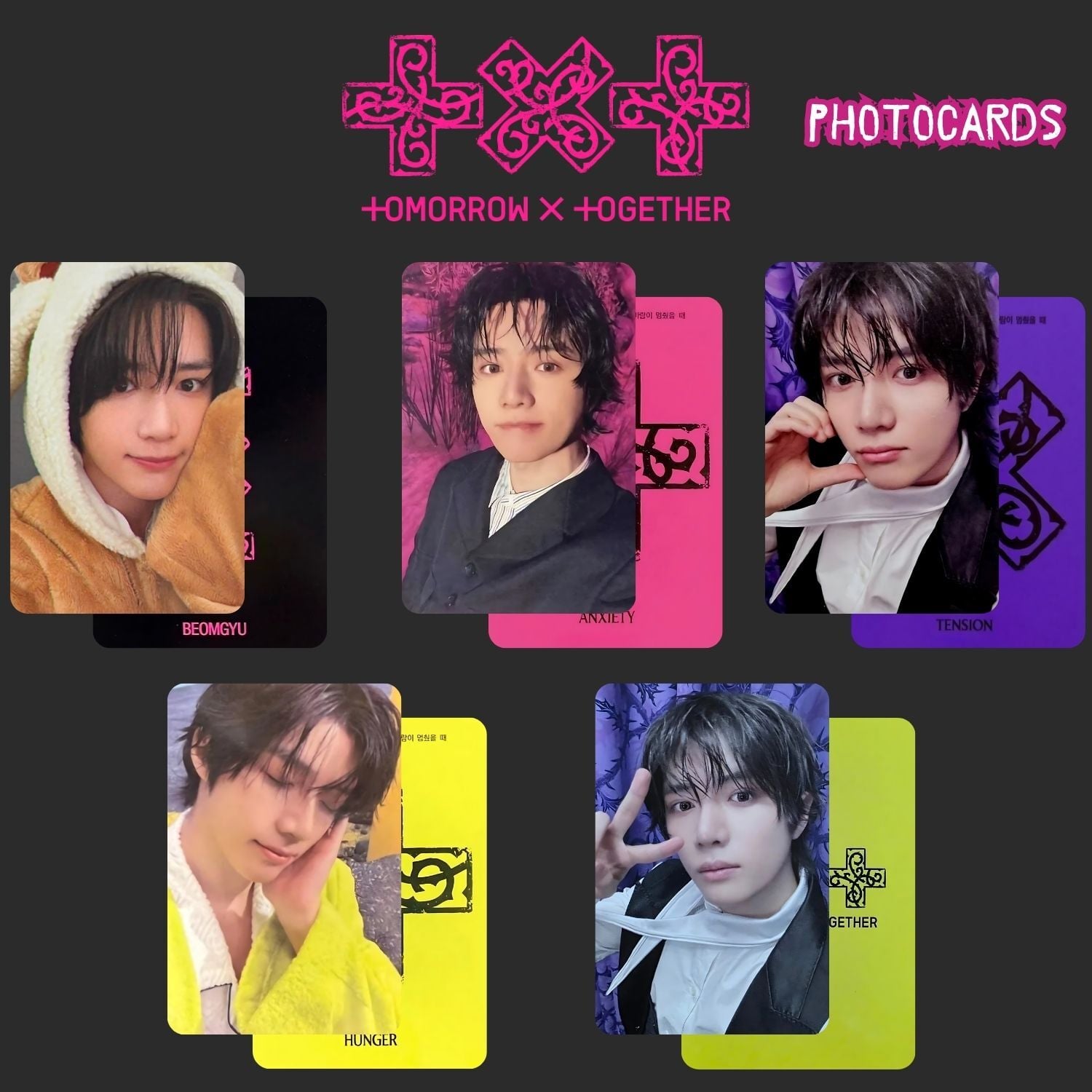BEOMGYU グッズセット TXT Beomgyu '' 7th Year '' Photocards Set