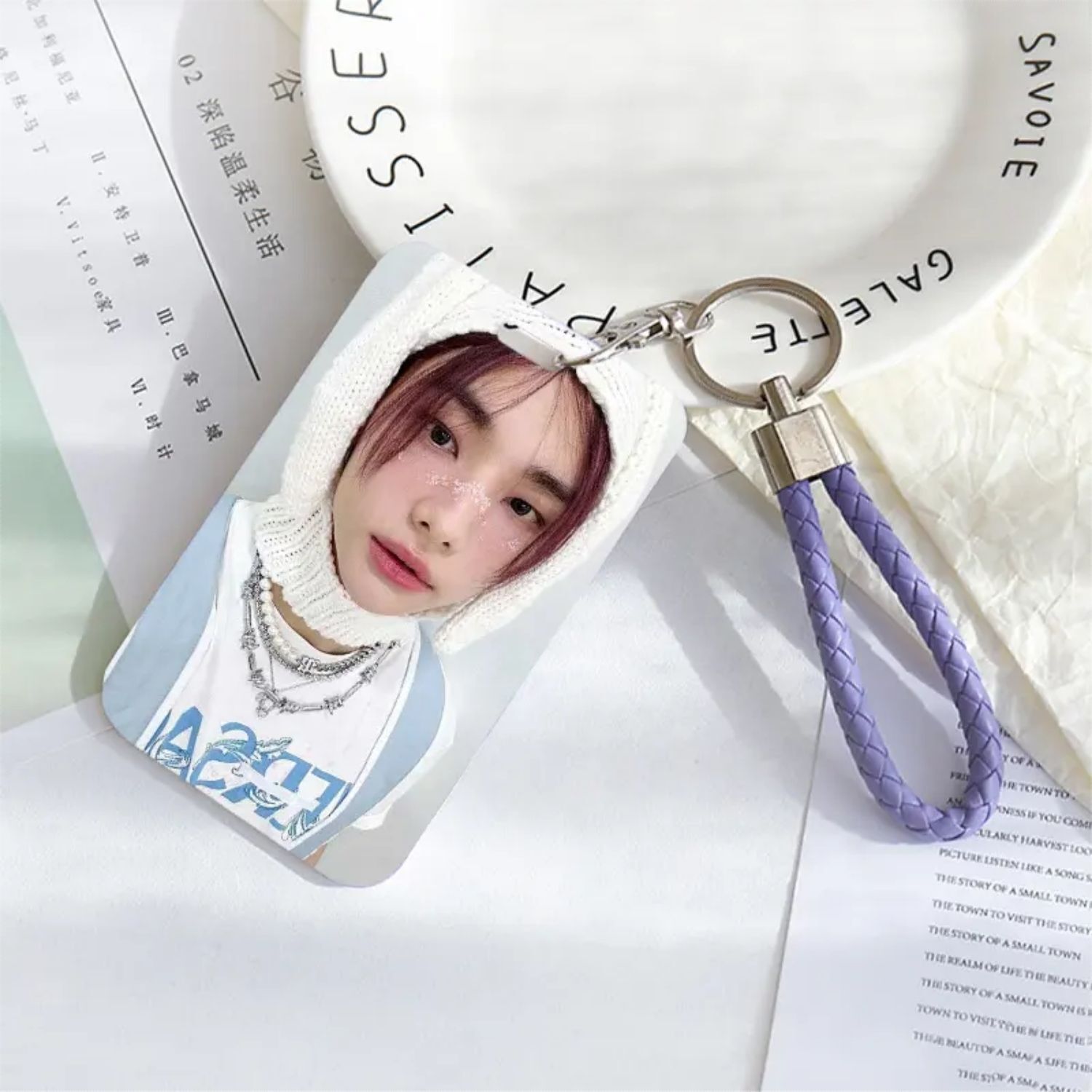 STRAY KIDS '' Hyunjin '' Sert Kapak Card Holder/Anahtarlık 2