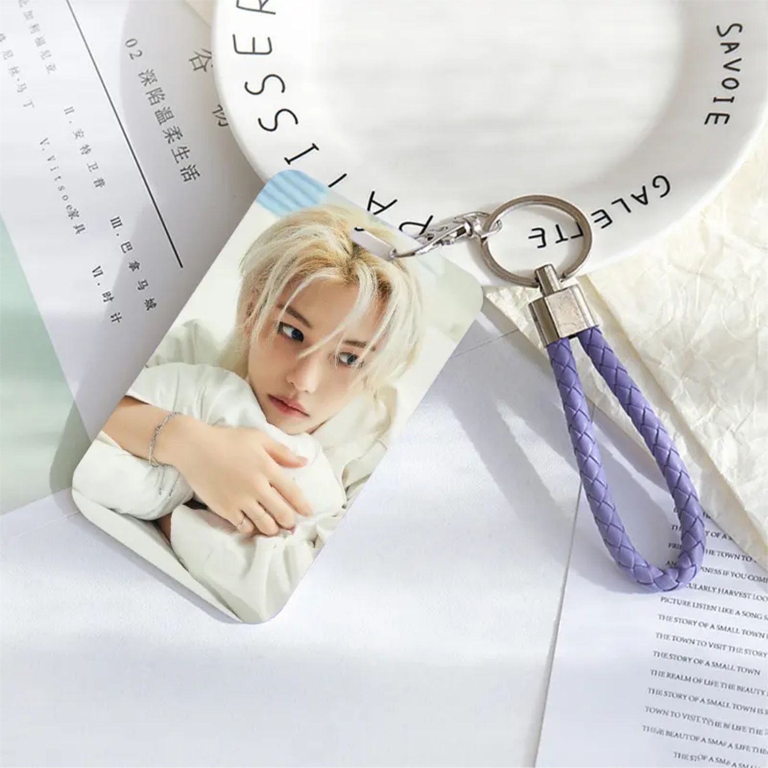 STRAY KIDS '' Felix '' Sert Kapak Card Holder/Anahtarlık 2