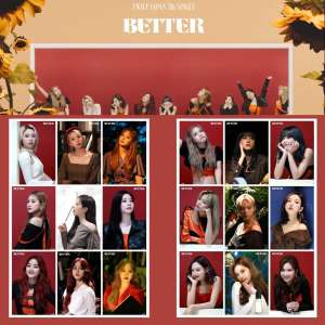 TWICE ''Better'' Üye Fotokart Seti