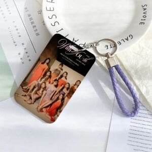 TWICE '' With You '' Sert Kapak Card Holder/Anahtarlık
