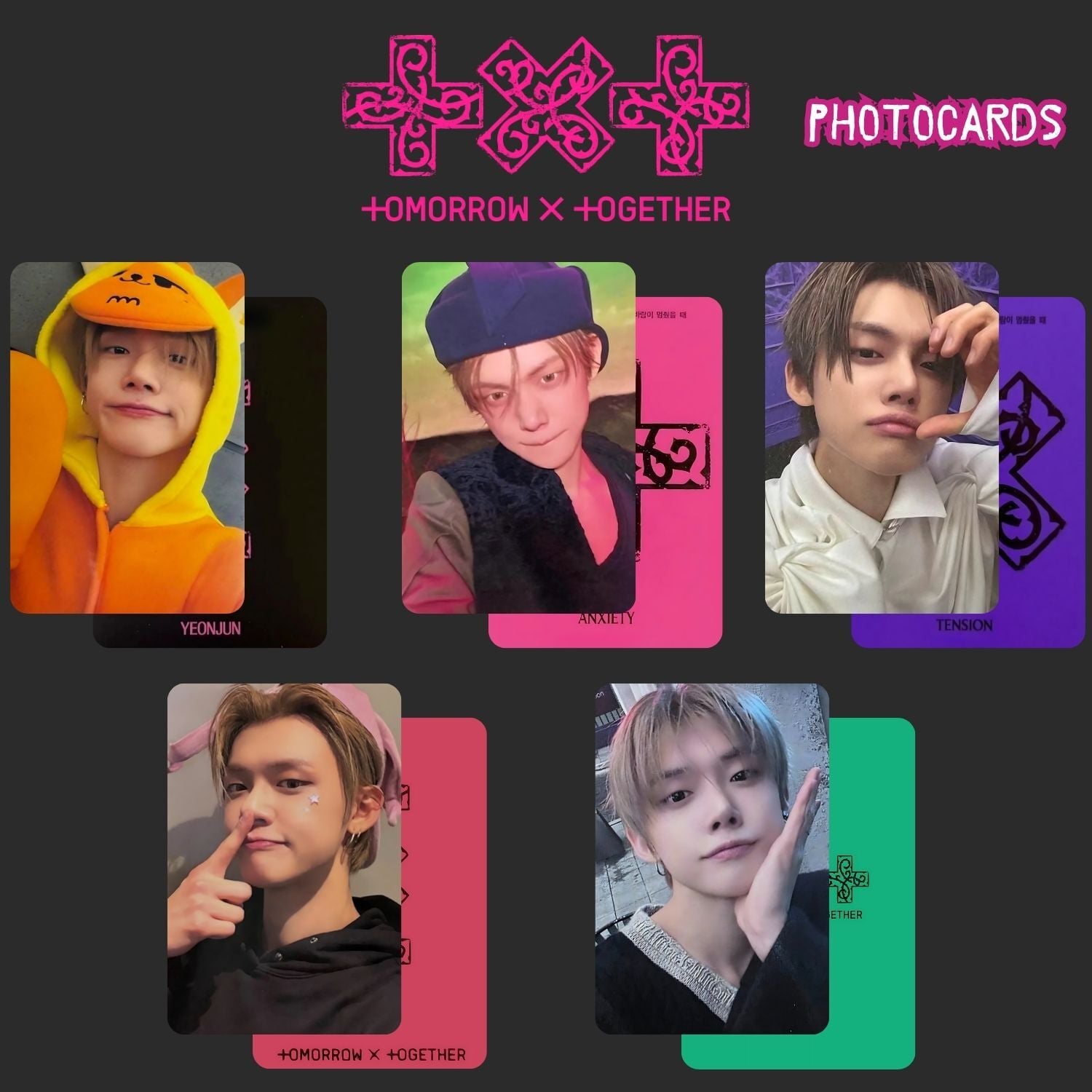 TXT Yeonjun '' 7th Year '' Photocards Set