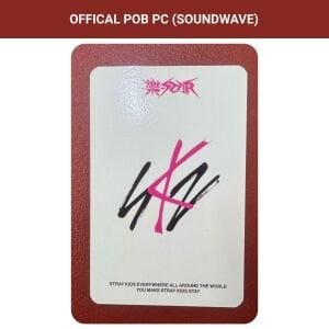 Stray Kids Bangchan '' Rock Star '' Soundwave POB PC